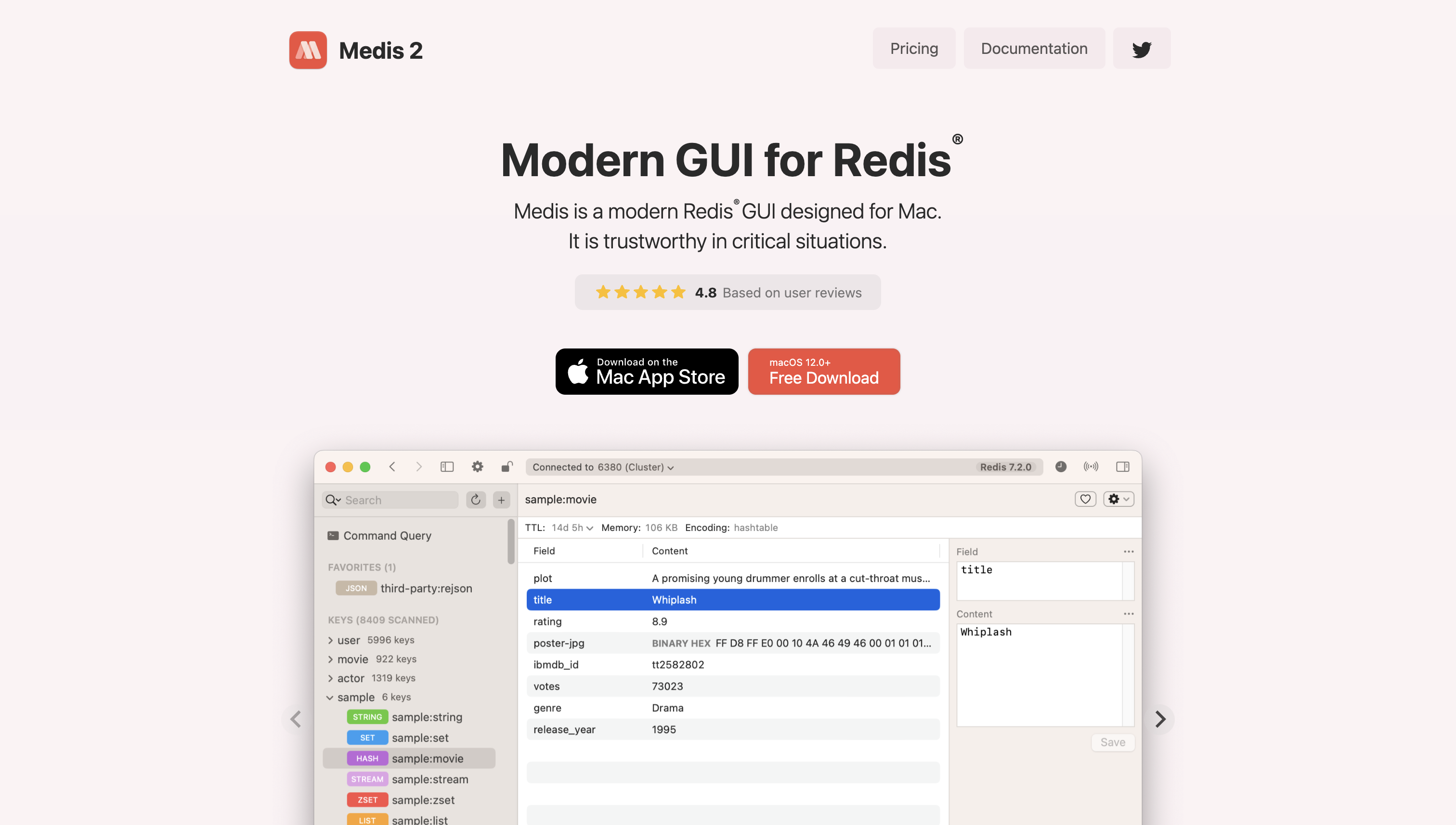 掌控Redis，从Medis开始——Redis可视化管理工具介绍| 小妖客栈